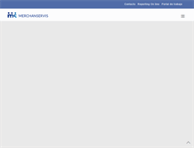 Tablet Screenshot of merchanservis.com